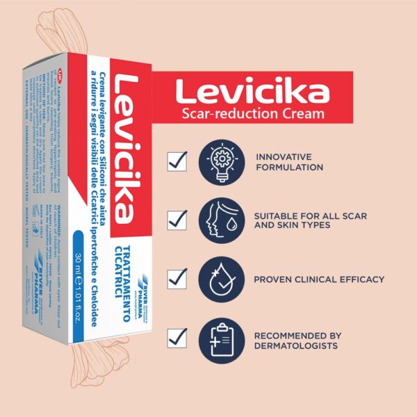 Levicika | Scar-reduction Cream | Suitable for all Scar Types | 30 ml