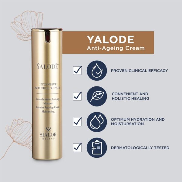 Yalode | Anti-Aging Cream | Intensive Wrinkle Repair and Moisturization | 50 ml